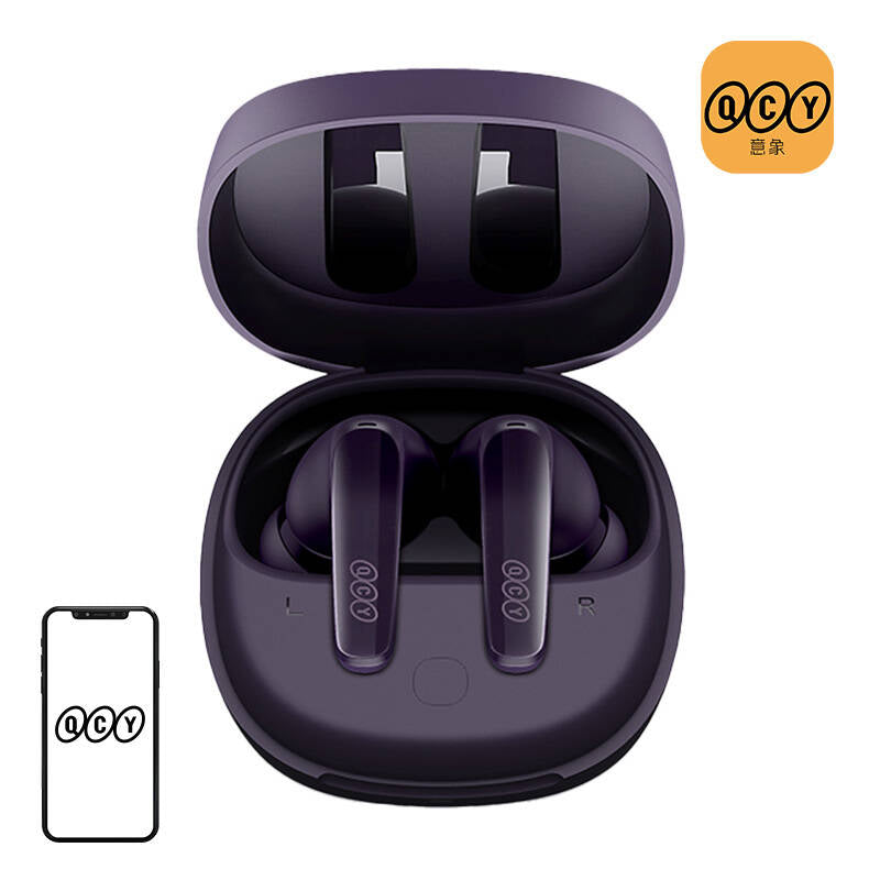 Wireless Earphones TWS QCY T13x (purple)_0