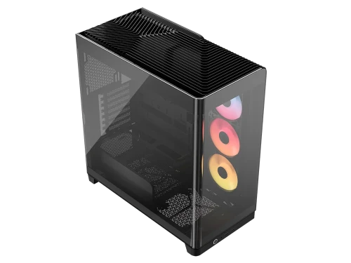 Corsair 4500X LX-R RGB Tempered Glass Mid-Tower, Black Midi Tower Negro_0