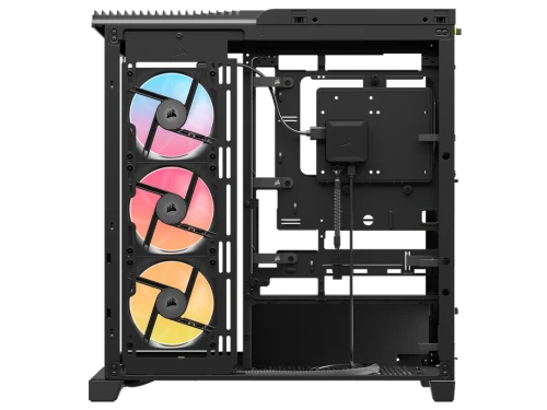 Corsair 4500X LX-R RGB Tempered Glass Mid-Tower, Black Midi Tower Negro_1
