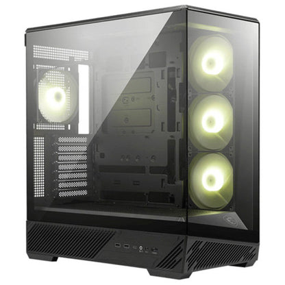 CAJA MSI MAG PANO 130R PZ,3X2.5"+2X2.5"/3.5â,3X120+1X120MM (ARGB),2XUSB3.2+1USB3.2 TYPE C+AUDIO+MICRO,MID TOWER,NEGRA_0
