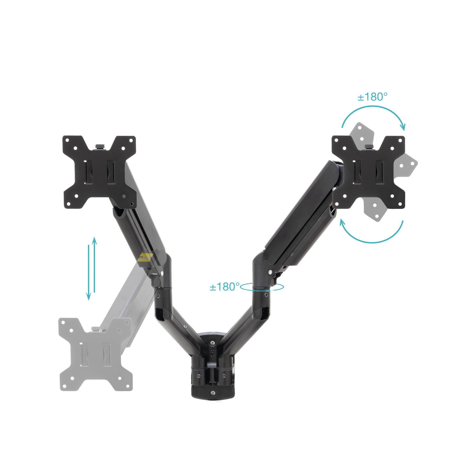 TooQ LP1434TNR-B soporte para monitor 86,4 cm (34") Escritorio Blanco_4