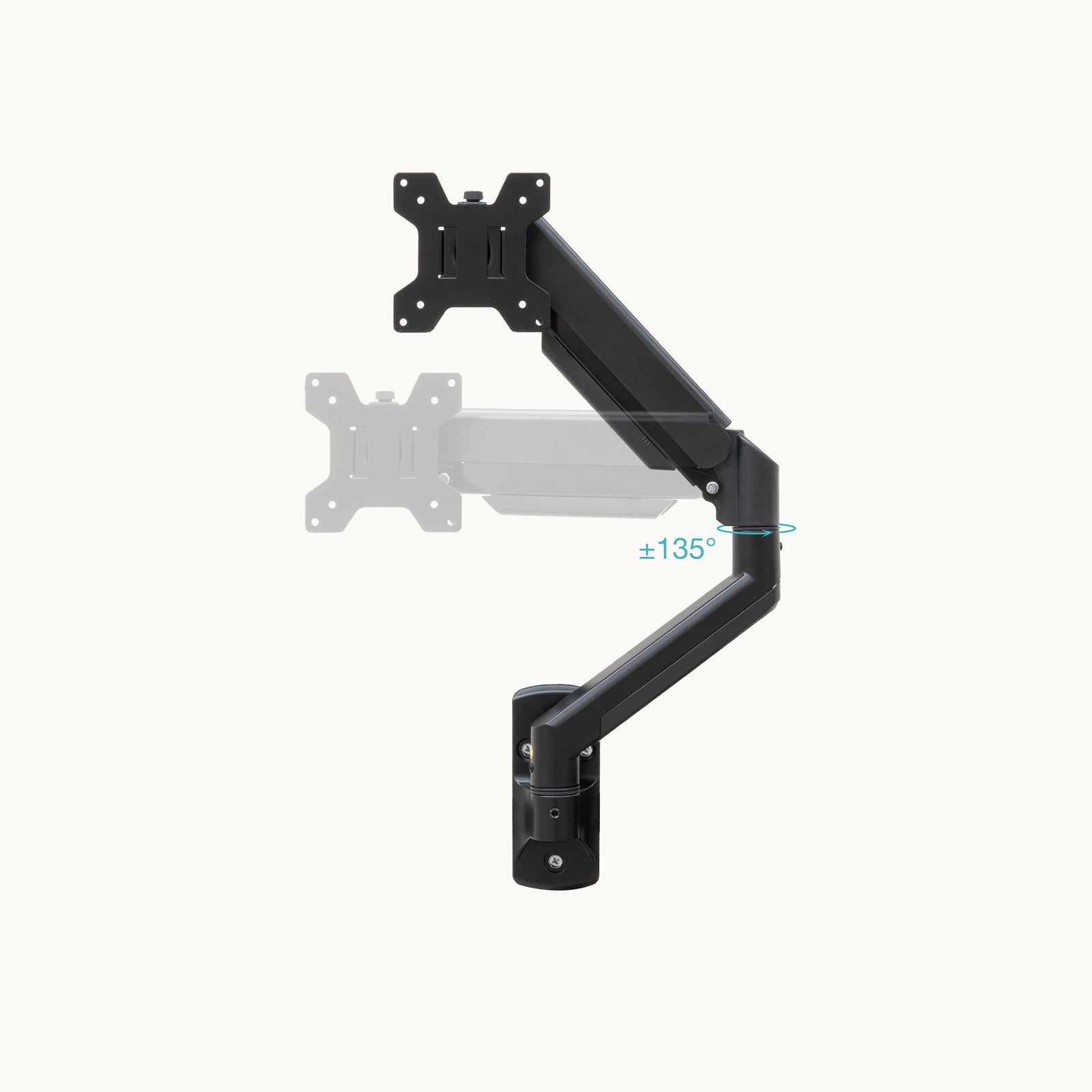 TooQ LP1334TNR-B soporte para monitor 86,4 cm (34") Escritorio Blanco_4