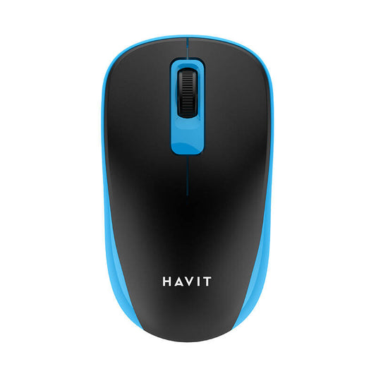 Wireless mouse Havit  MS626GT (black and blue)_0
