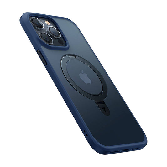 Torras phone case UPRO Ostand Matte for iPhone 15 PRO (blue)_0