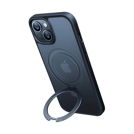 Torras phone case UPRO Ostand Matte for iPhone 15 (black)_0