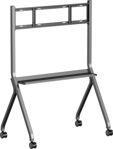 IIYAMA MOBILE CART ON WHEELS, MAX. LOAD 100KG, SUITABLE FOR 55~86", MAX VESA 800X600 COLOR SILVER METALIC (MD-CART02-S1)_3
