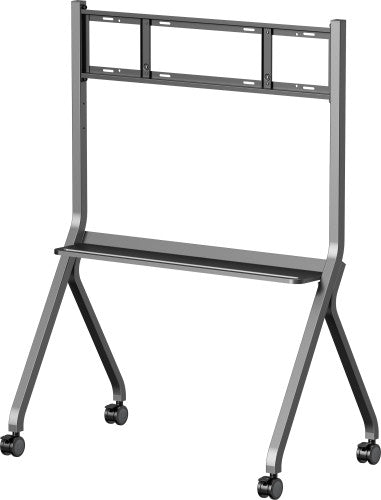 IIYAMA MOBILE CART ON WHEELS, MAX. LOAD 100KG, SUITABLE FOR 55~86", MAX VESA 800X600 COLOR SILVER METALIC (MD-CART02-S1)_5