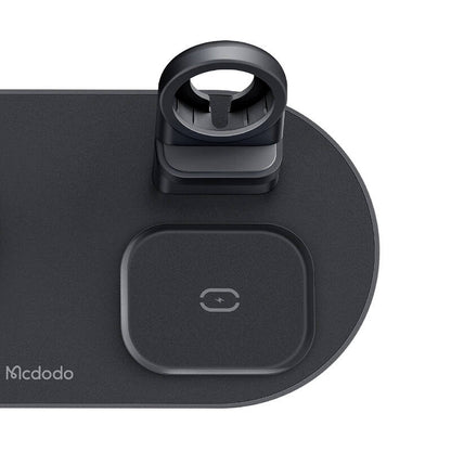 Wireless Charger Mcdodo CH-7061 3 in 1 15W (mobile/TWS/Apple watch) (black)_2