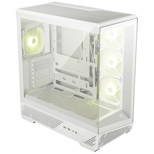 CAJA MSI MAG PANO 130R PZ WHITE,3X2.5"+2X2.5"/3.5â,3X120+1X120MM (ARGB),2XUSB3.2+1USB3.2 TYPE C+AUDIO+MICRO,MID TOWER,BLANCA_0