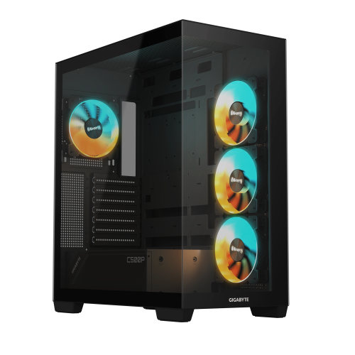 Tower-Gehäuse GIGABYTE C500 Panoramic Stealth / Preto_0