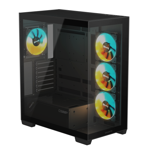Tower-Gehäuse GIGABYTE C500 Panoramic Stealth / Preto_4