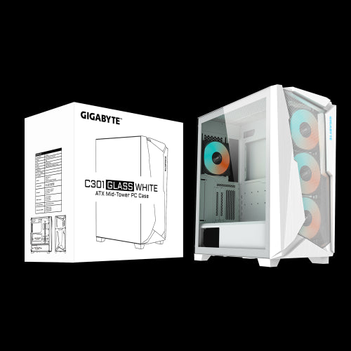 Tower-Gehäuse GIGABYTE C301 GW V2 / Preto_7
