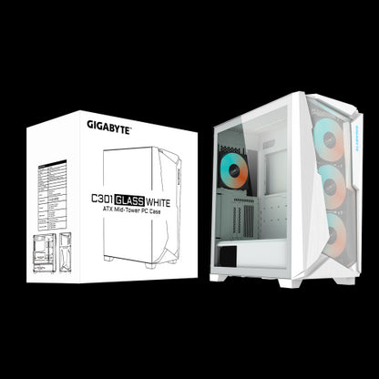 Tower-Gehäuse GIGABYTE C301 GW V2 / Preto_7