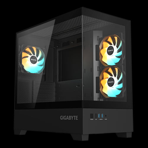Gabinete GIGABYTE C201 PANORAMIC / Preto / CJ11154993_0