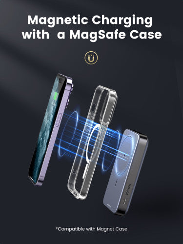 Powerbank UGREEN / Mini / Wireless 10000mAh 20W MagSafe / Cinza / 15086_3