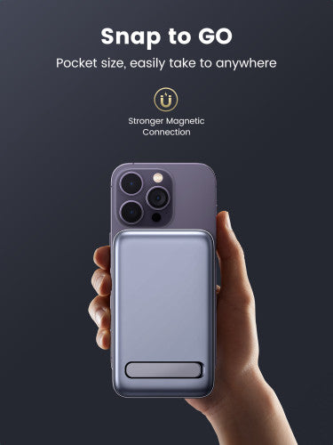 Powerbank UGREEN / Mini / Wireless 10000mAh 20W MagSafe / Cinza / 15086_10