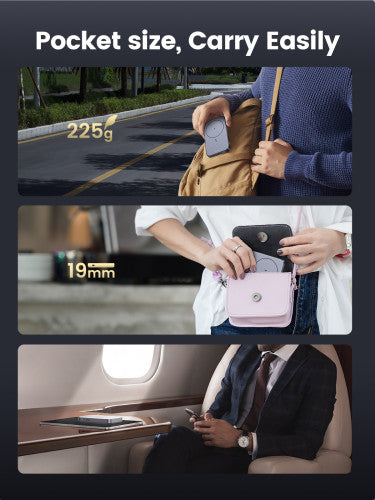 Powerbank UGREEN / Mini / Wireless 10000mAh 20W MagSafe / Cinza / 15086_13