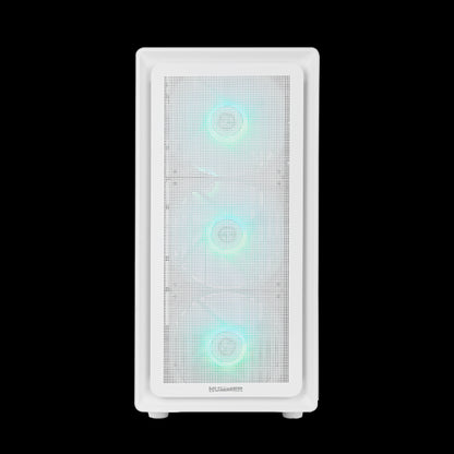 Caja Gaming Semitorre Nox Hummer AERO/ Blanco_4