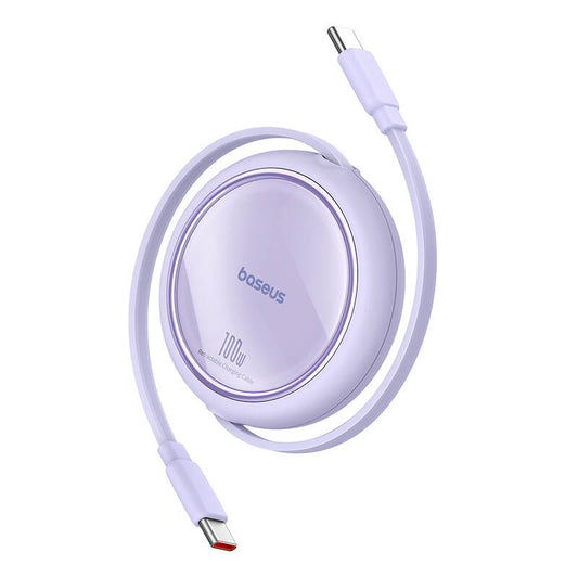 Cable USB-C to USB-C Baseus Free2Draw, PD, 100W, 1m (purple)_0