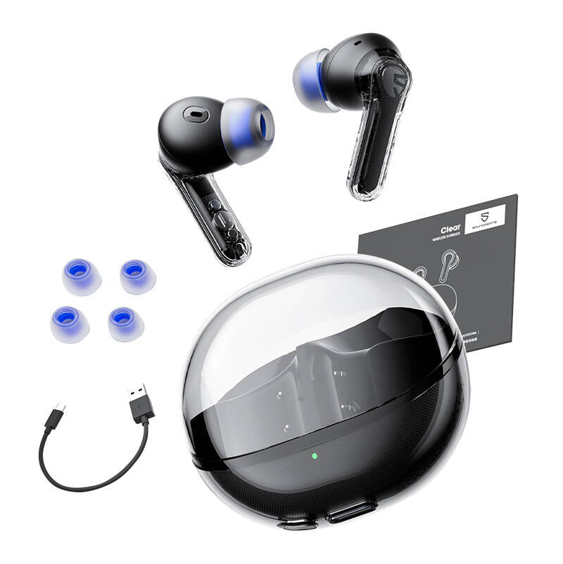 Earphones Soundpeats Clear (black)_5