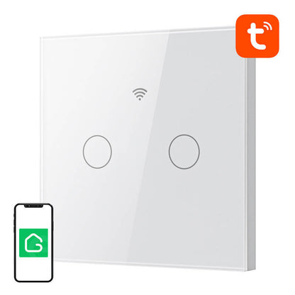 Smart Touch WiFi Light Switch Gosund SLS2 (Optional N, Dual) Tuya_0