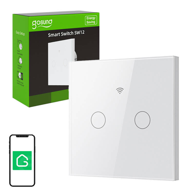 Smart Touch WiFi Light Switch Gosund SLS2 (Optional N, Dual) Tuya_2