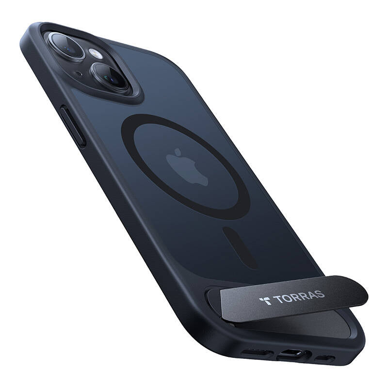 Torras phone case Pstand for iPhone 15(black)_0