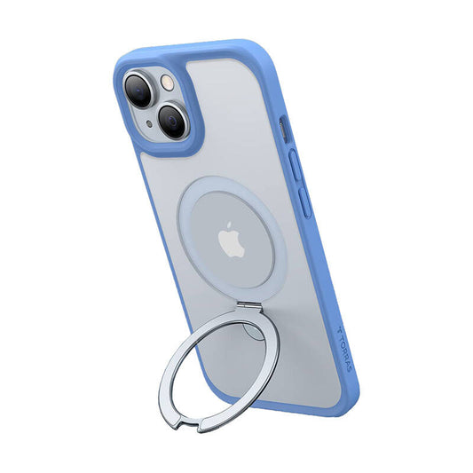 Torras phone case Ostand Matte for iPhone 15(navy blue)_0