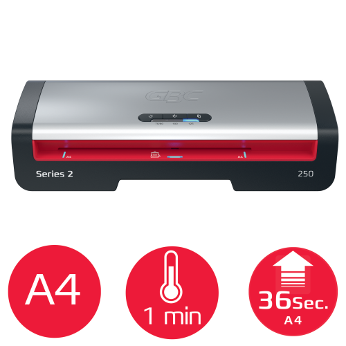 PLASTIFICADORA MODELO 250 DIN A4 COLOR PLATA GBC 4410070EU_1