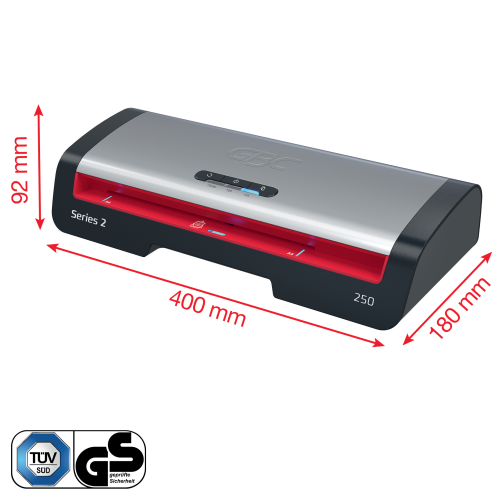 PLASTIFICADORA MODELO 250 DIN A4 COLOR PLATA GBC 4410070EU_5