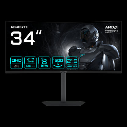 Monitor GIGABYTE GS34WQCA / Preto_0