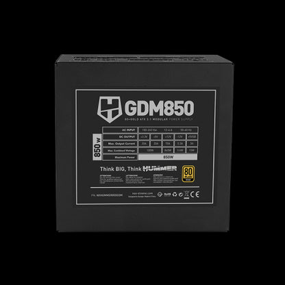 Fuente de Alimentación Nox Hummer GDM/ 850W/ Ventilador 12cm/ 80 Plus Gold_6