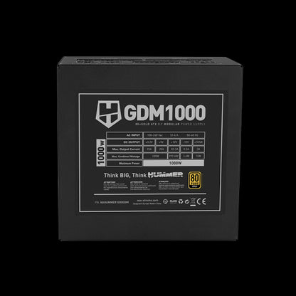 Fuente de Alimentación Nox Hummer GDM/ 1000W/ Ventilador 12cm/ 80 Plus Gold_6