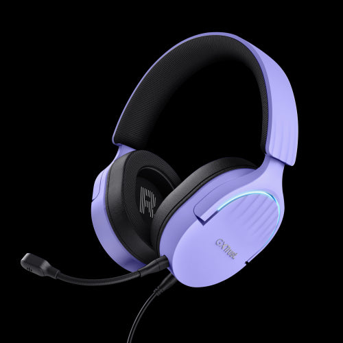 Trust GXT 490P FAYZO Auriculares AlÃ¡mbrico Diadema Juego USB tipo A Negro, PÃºrpura_1