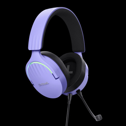 Trust GXT 490P FAYZO Auriculares AlÃ¡mbrico Diadema Juego USB tipo A Negro, PÃºrpura_2