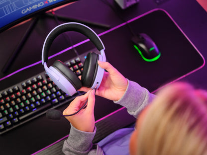 Trust GXT 490P FAYZO Auriculares AlÃ¡mbrico Diadema Juego USB tipo A Negro, PÃºrpura_8