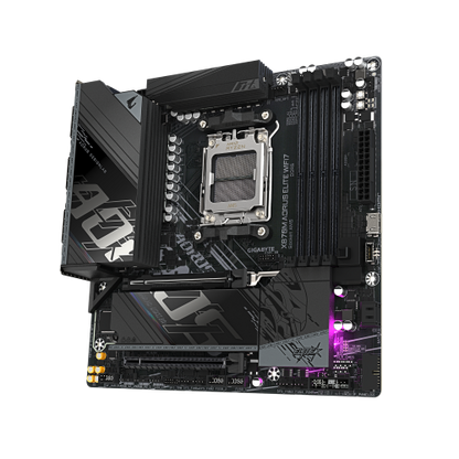 GIGABYTE X870M AORUS ELITE WIFI7 Placa Base â Compatible con procesadores AMD Ryzen 9000, VRM digital de 14+2+2 fases, hasta 8200 MHz DDR5 (OC), 1 x PCIe 5.0 + 1 x PCIe 4.0, Wi-Fi 7, LAN 2.5 GbE, USB 4_2