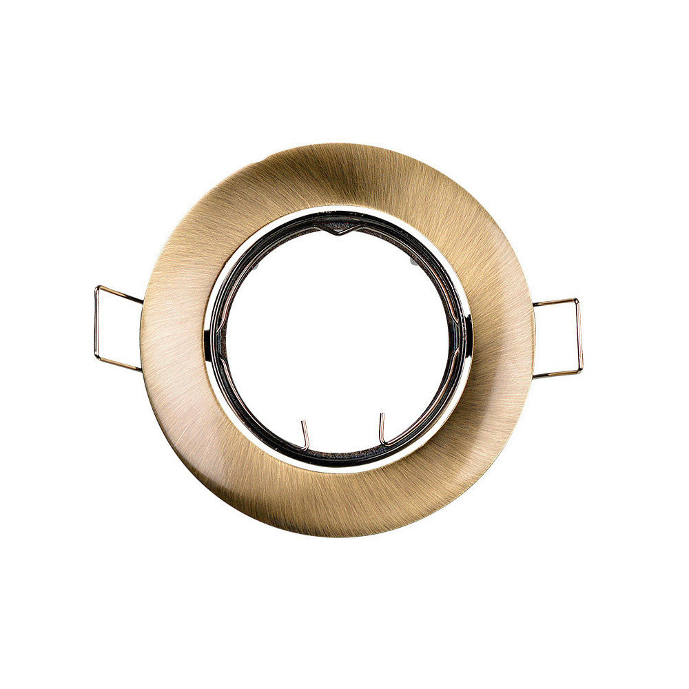 Anel de halogÃªnio metÃ¡lico. oscilante. cor ouro velho. Ã¸8,4cm_0
