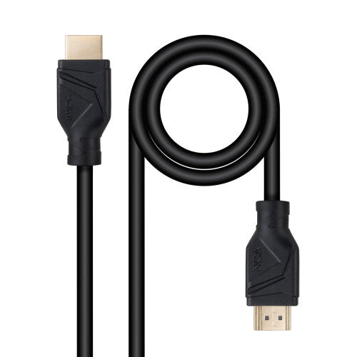 Cable HDMI 2.1 8K Nanocable 10.15.8301/ HDMI Macho - HDMI Macho/ 1m/ Negro_0