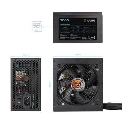 Fuente de Alimentación TooQ TQHELIOS-650SP/ 650W/ Ventilador 12cm/ 80 Plus Bronze_4