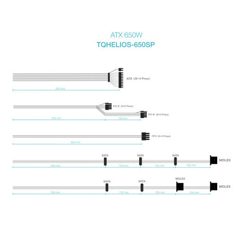 Fuente de Alimentación TooQ TQHELIOS-650SP/ 650W/ Ventilador 12cm/ 80 Plus Bronze_5