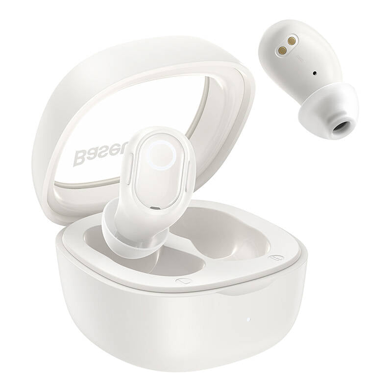 Wireless headphones Baseus Bowie WM02 TWS, Bluetooth 5.0 (white) OS_4