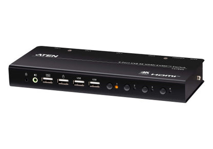 ATEN 4-PORT USB 4K HDMI KVMP SWITCH WITH USB PERIPHERAL SUPPORT_0
