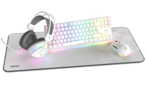 Pack Gaming Krom Klass/ Teclado RGB + Ratón Óptico RGB + Alfombrilla + Auriculares RGB_1