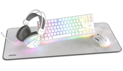 Pack Gaming Krom Klass/ Teclado RGB + Ratón Óptico RGB + Alfombrilla + Auriculares RGB_1