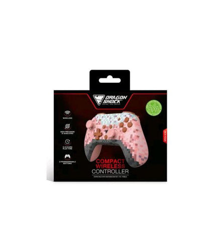 DRAGONSHOCK - POPTOP COMPACT BT WIRELESS CONTROLLER PINK CUBE FOR PC & MOBILE/ COMPATIBLE NINTENDO SWITCH & SWITCH 2_0