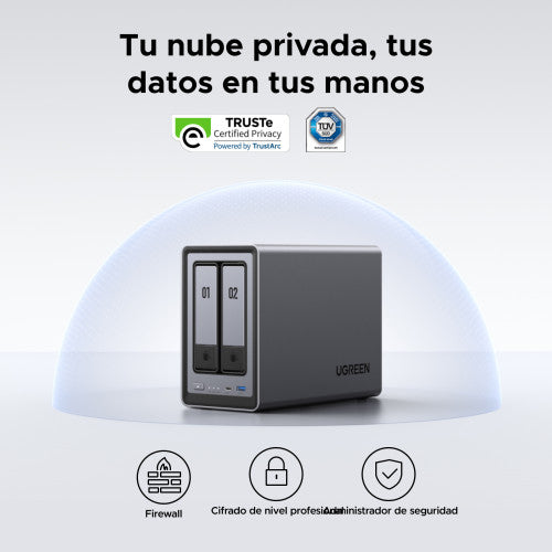 NAS UGREEN DXP2800 EU / Diskless / Preto_6