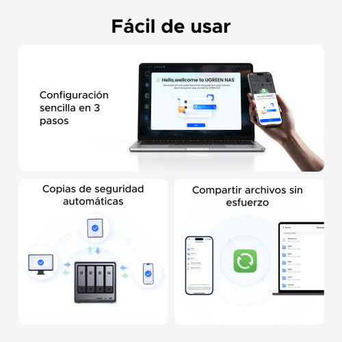 Armazenamento em rede UGREEN / Diskless / DXP4800 Plus EU_8
