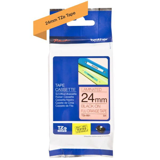 Fita TZe-B51 Brother / Preto_1
