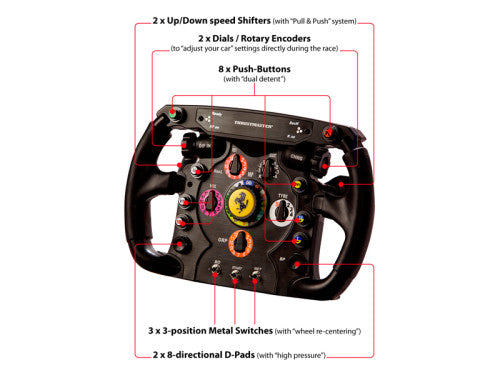Volante THRUSTMASTER Ferrari F1 Wheel Add-On / Preto / 2960729_4